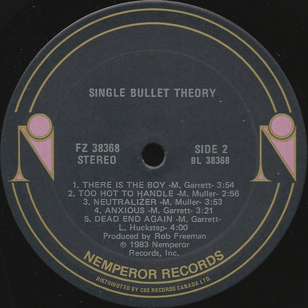 Single Bullet Theory (2) - Single Bullet Theory (LP, Album) (Mint (M)) - Image 4