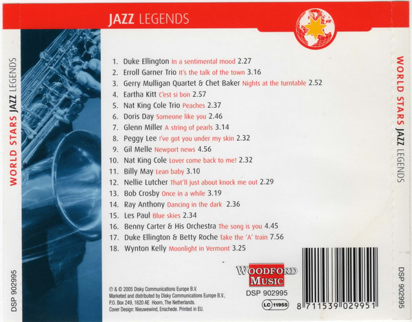 Various - World Stars: Jazz Legends (CD, Comp) (Mint (M)) - Image 5