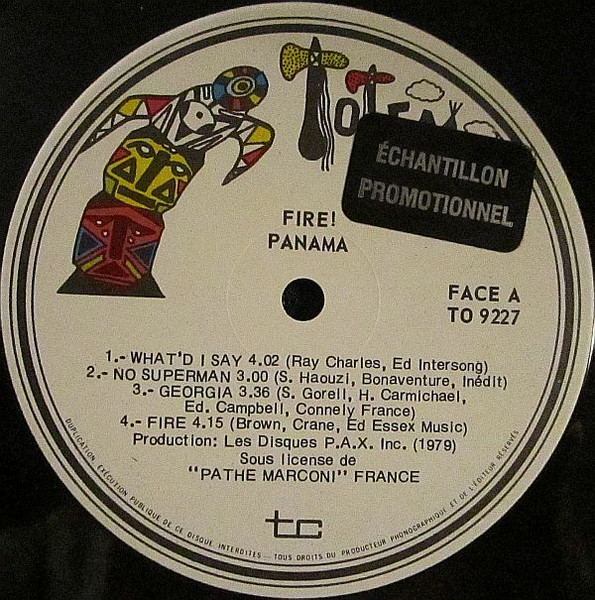 Panama (4) - Fire! (LP) (Mint (M)) - Image 3