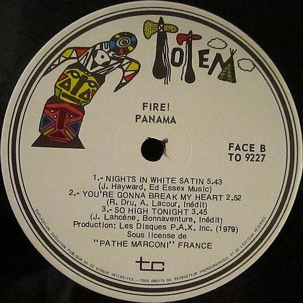 Panama (4) - Fire! (LP) (Mint (M)) - Image 4