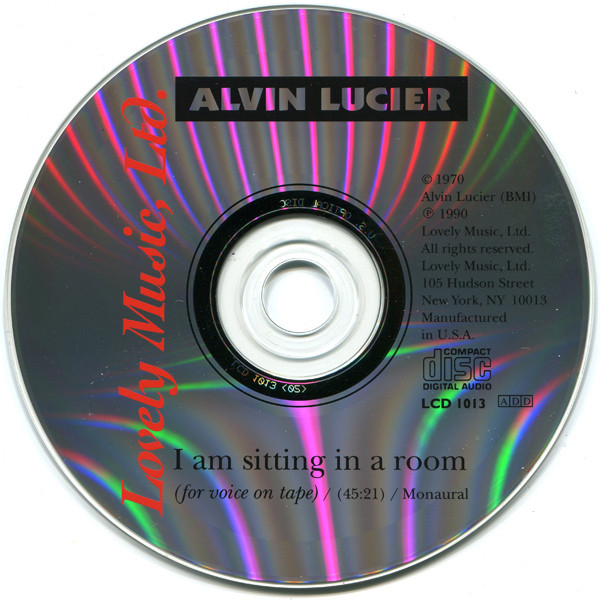 Alvin Lucier - I Am Sitting In A Room (CD, Album, RE) (Near Mint (NM or M-)) - Image 2