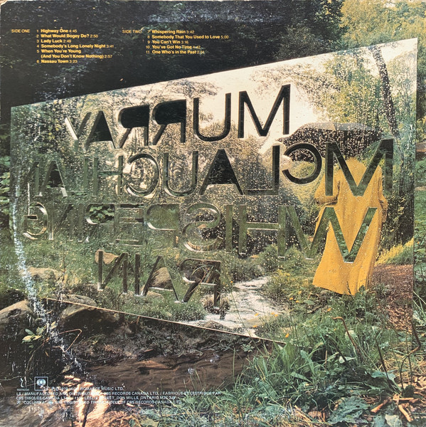 Murray McLauchlan - Whispering Rain (LP, Album) (Mint (M)) - Image 2