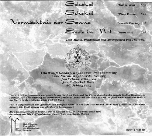 Lacrimosa - Schakal (CD, Maxi, Sil) (Near Mint (NM or M-)) - Image 5