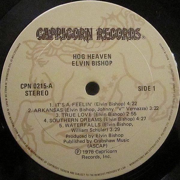Elvin Bishop - Hog Heaven (LP, Album) (Mint (M)) - Image 3