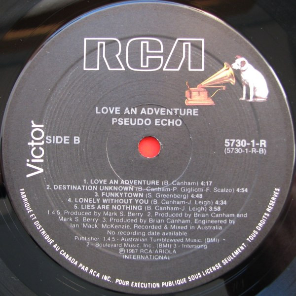 Pseudo Echo - Love An Adventure (LP, Album) (Mint (M)) - Image 4