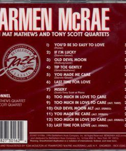 Alternative view of Carmen McRae - Carmen McRae (CD, Album, RE, RM) (Near Mint (NM or M-))