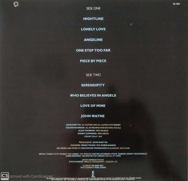 John Martyn - Piece By Piece (LP, Album) (Mint (M)) - Image 2