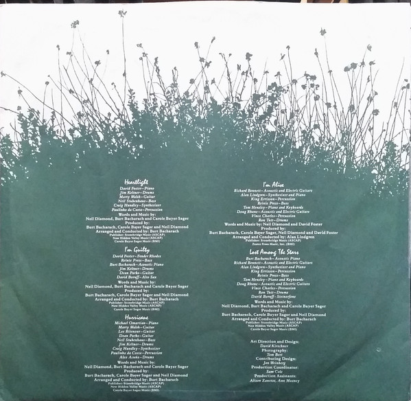 Neil Diamond - Heartlight (LP, Album, Car) (Mint (M)) - Image 5