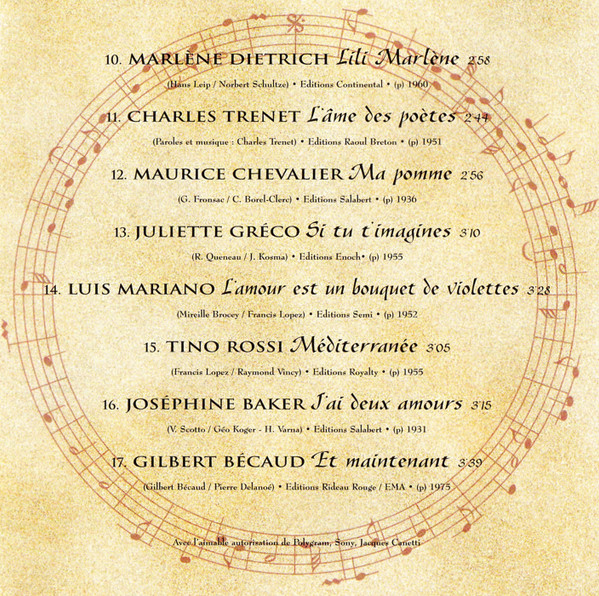 Various - L'Âme Des Poètes - L'Essentiel De La Chanson Française (CD, Comp) (Near Mint (NM or M-)) - Image 5