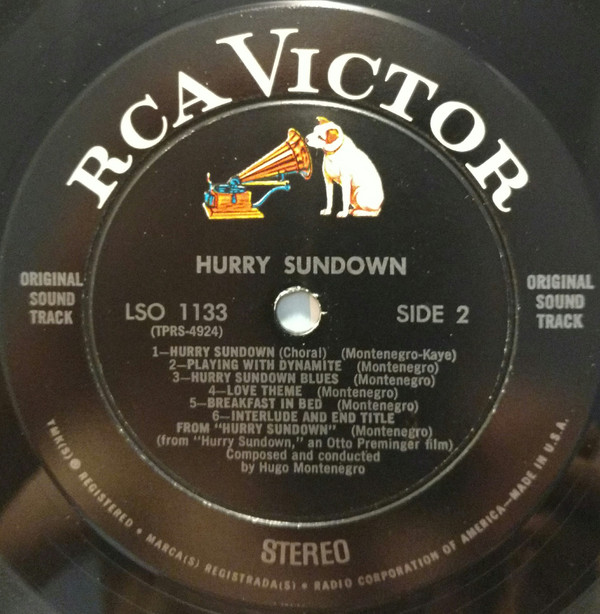 Hugo Montenegro - Hurry Sundown (Original Soundtrack) (LP, Album) (Mint (M)) - Image 4