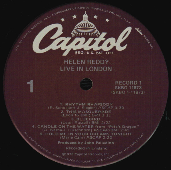 Helen Reddy - Live In London (2xLP, Album, Jac) (Mint (M)) - Image 5