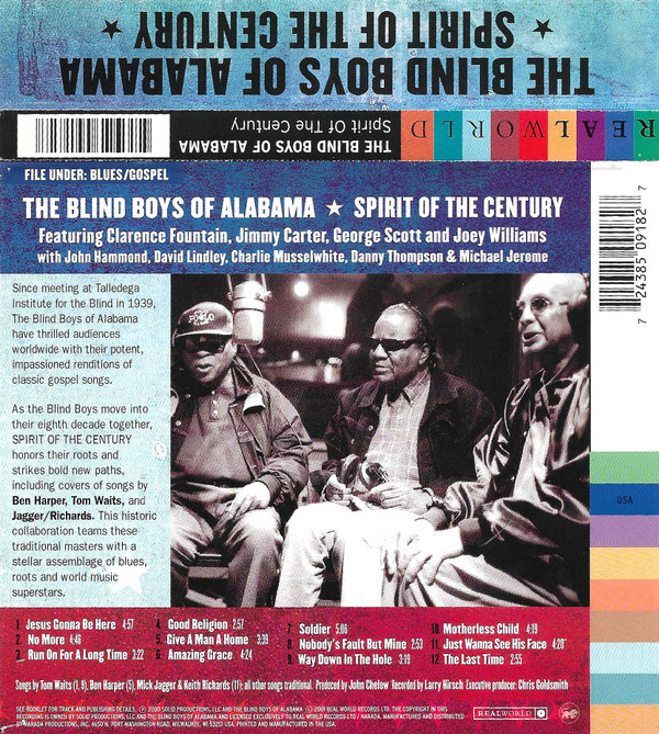 The Blind Boys Of Alabama - Spirit Of The Century (CD, Album) (Mint (M)) - Image 5