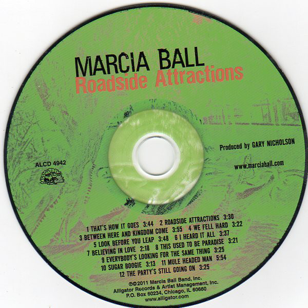 Marcia Ball - Roadside Attractions (CD, Album) (Mint (M)) - Image 3