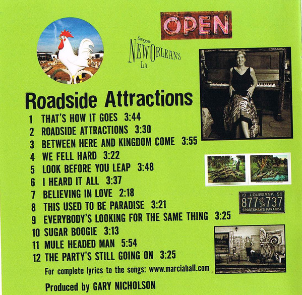 Marcia Ball - Roadside Attractions (CD, Album) (Mint (M)) - Image 5