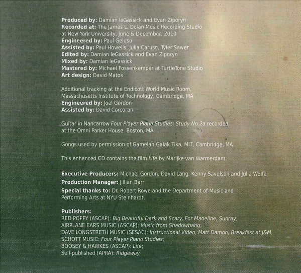 Bang On A Can All-Stars - Big Beautiful Dark And Scary (CD, Album + CD, Album, Enh) (Mint (M)) - Image 4