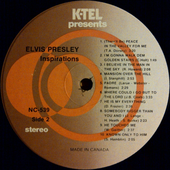 Elvis Presley - Inspirations (LP, Comp) (Mint (M)) - Image 4