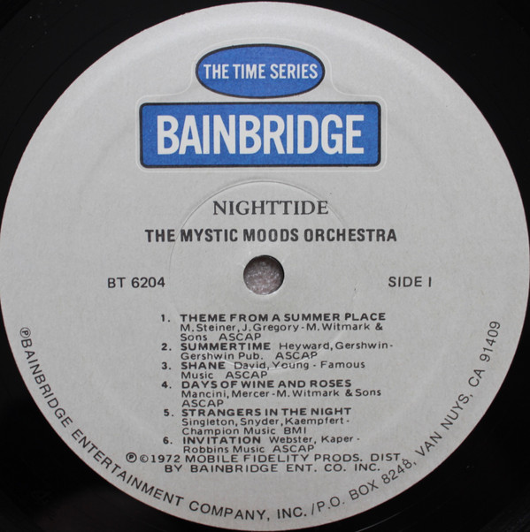 The Mystic Moods Orchestra - The Mystic Moods Orchestra Plays Nighttide (LP, Album, RE) (Mint (M)) - Image 3