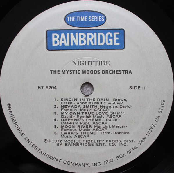 The Mystic Moods Orchestra - The Mystic Moods Orchestra Plays Nighttide (LP, Album, RE) (Mint (M)) - Image 4
