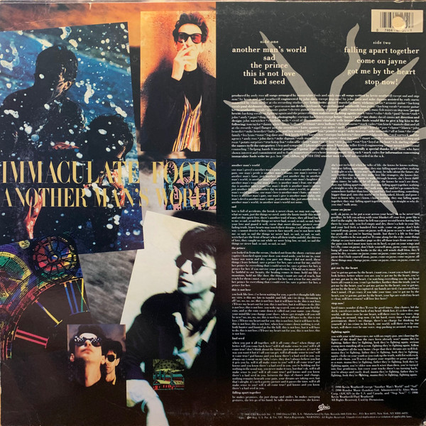 Immaculate Fools - Another Man's World (LP, Album) (Mint (M)) - Image 2
