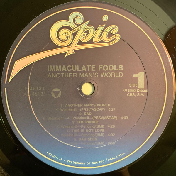 Immaculate Fools - Another Man's World (LP, Album) (Mint (M)) - Image 3