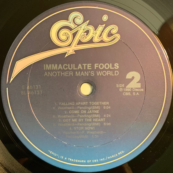 Immaculate Fools - Another Man's World (LP, Album) (Mint (M)) - Image 4