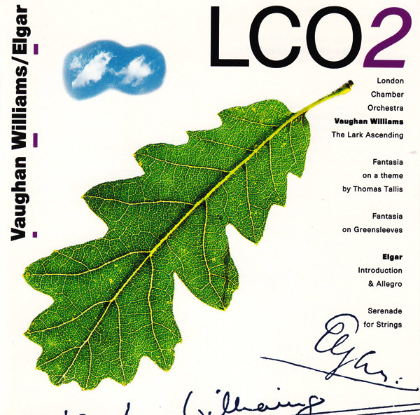 The London Chamber Orchestra - Ralph Vaughan Williams / Sir Edward Elgar - The Lark Ascending / Fantasia On A Theme By Thomas Tallis / Fantasia On Greensleeves / Introduction & Allegro / Serenade For Strings (CD, Album) (Near Mint (NM or M-))