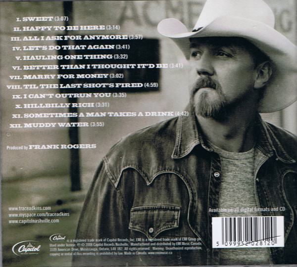 Trace Adkins - X (CD, Album) (Mint (M)) - Image 2