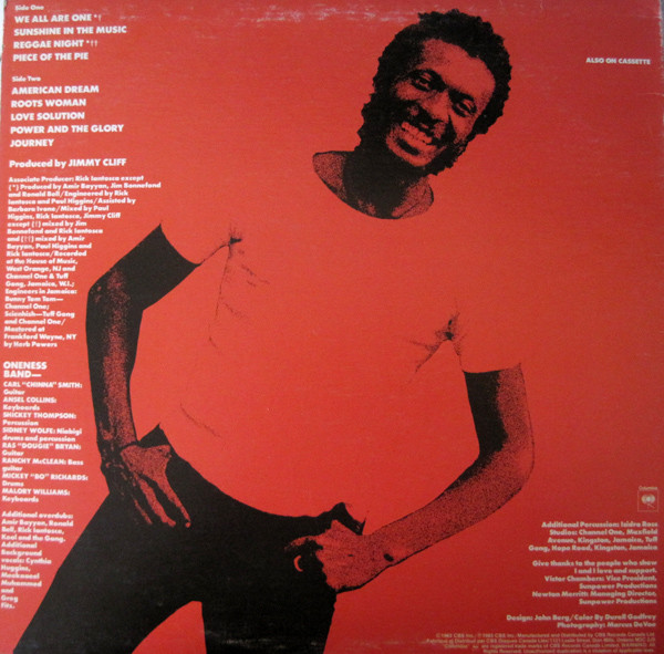 Jimmy Cliff - The Power And The Glory (LP, Album) (Mint (M)) - Image 2