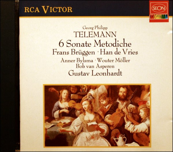 Georg Philipp Telemann - Frans Brüggen • Han De Vries • Anner Bylsma • Wouter Möller • Bob Van Asperen • Gustav Leonhardt - 6 Sonate Metodiche (CD, Comp) (Near Mint (NM or M-))