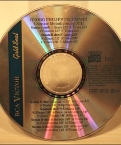 Georg Philipp Telemann - Frans Brüggen • Han De Vries • Anner Bylsma • Wouter Möller • Bob Van Asperen • Gustav Leonhardt - 6 Sonate Metodiche (CD, Comp) (Near Mint (NM or M-)) - Image 3