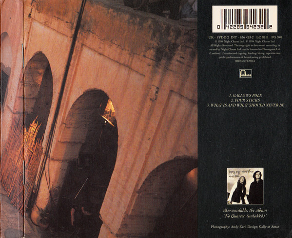 Jimmy Page & Robert Plant - Gallows Pole (CD, Single, Ltd, Pt2) (Near Mint (NM or M-)) - Image 2