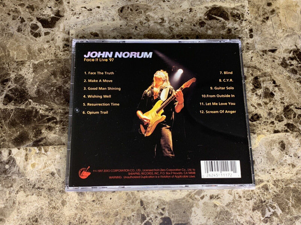 John Norum - Face It Live '97 (CD, Album) (Near Mint (NM or M-)) - Image 3