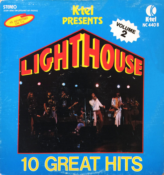 Lighthouse (2) - K-tel Presents: Lighthouse-10 Great Hits, Volume 2 (LP, Comp) (Mint (M))