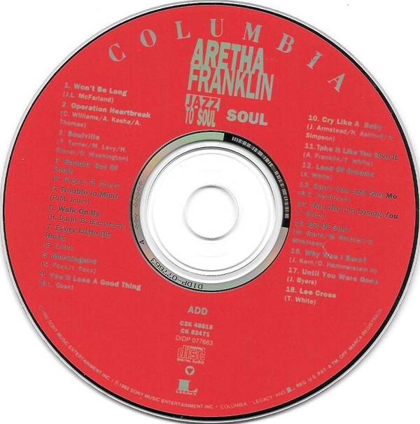 Aretha Franklin - Jazz To Soul (2xCD, Comp) (Near Mint (NM or M-)) - Image 5