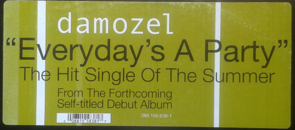 Damozel - Everyday's A Party (12") (Mint (M)) - Image 3