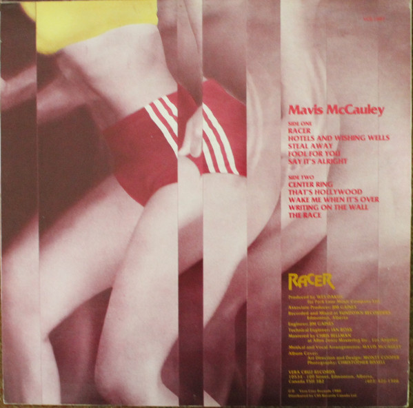 Mavis McCauley - Racer (LP, Album) (Mint (M)) - Image 2