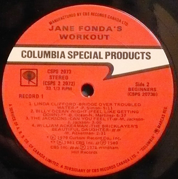 Various - Jane Fonda's Workout Record (2xLP, Comp, Gat) (Mint (M)) - Image 3