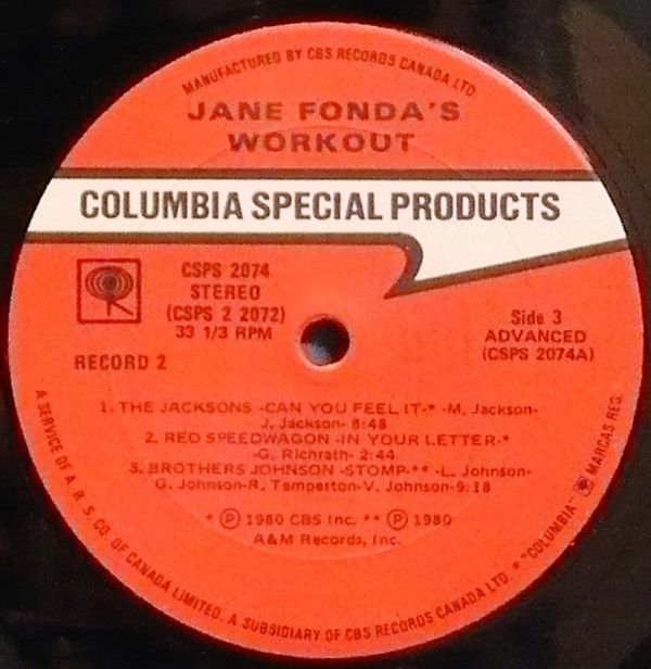 Various - Jane Fonda's Workout Record (2xLP, Comp, Gat) (Mint (M)) - Image 4