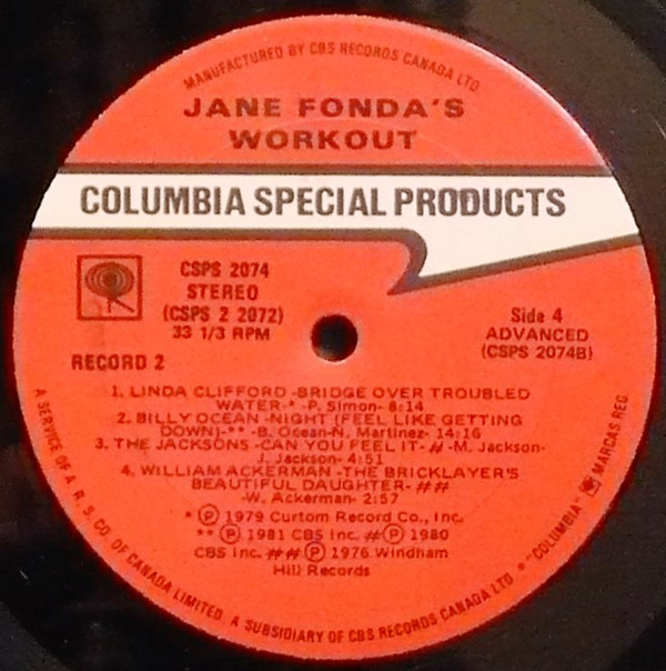 Various - Jane Fonda's Workout Record (2xLP, Comp, Gat) (Mint (M)) - Image 5