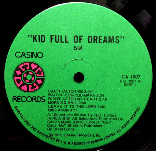 Bim (8) - Kid Full Of Dreams (LP, Album) (Mint (M)) - Image 3