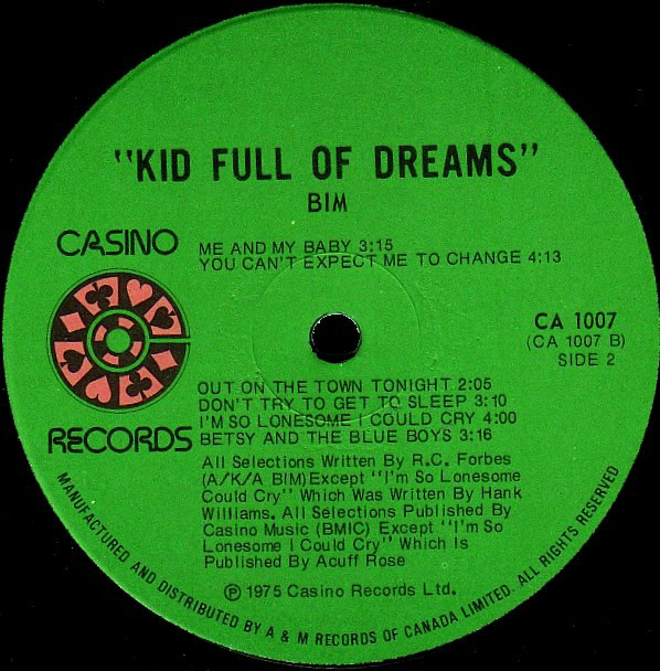 Bim (8) - Kid Full Of Dreams (LP, Album) (Mint (M)) - Image 4