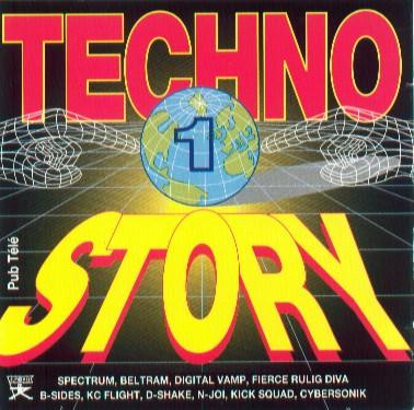 Various - Techno Story 1 (CD, Mixed) (Mint (M))