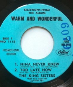 The King Sisters - Selections From The Album Warm And Wonderful (7", EP, Promo) (Very Good Plus (VG+))