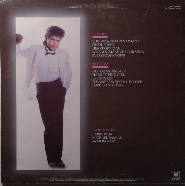 Michael Damian - Love Is A Mystery (LP, Album) (Mint (M)) - Image 2