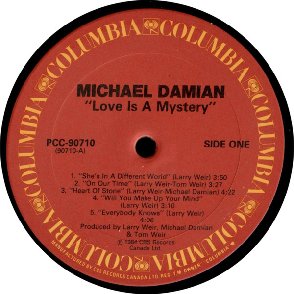 Michael Damian - Love Is A Mystery (LP, Album) (Mint (M)) - Image 3