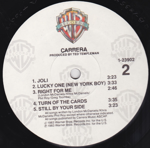 Carrera (7) - Carrera (LP, Album) (Mint (M)) - Image 4