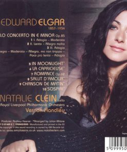 Alternative view of Sir Edward Elgar - Natalie Clein, Vernon Handley, Royal Liverpool Philharmonic Orchestra - Cello Concerto (CD, Album) (Near Mint (NM or M-))