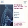 Claude Debussy, Alexander Glazunov, Jacques Ibert, Darius Milhaud, Sohre Rahbari, Belgian Radio And Television Philharmonic Orchestra, Alexander Rahbari - Music For Saxophone And Orchestra (CD, Album) (Near Mint (NM or M-))