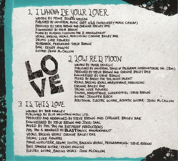 Corinne Bailey Rae - The Love EP (CD, EP) (Mint (M)) - Image 2