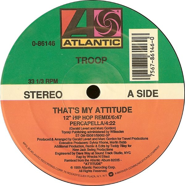 Troop (3) - That's My Attitude (12") (Mint (M)) - Image 2